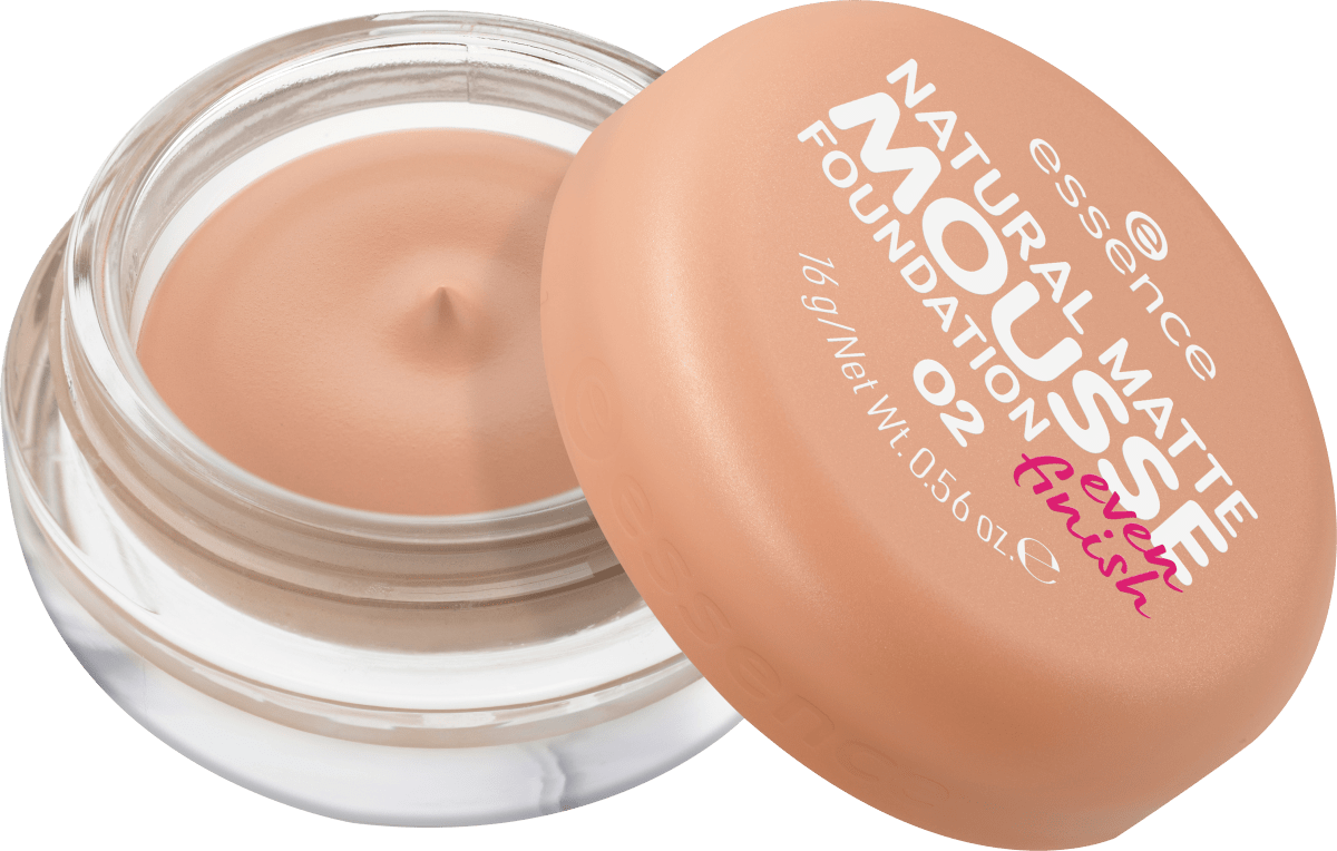 Foundation Natural Matte Mousse 02, 16 g