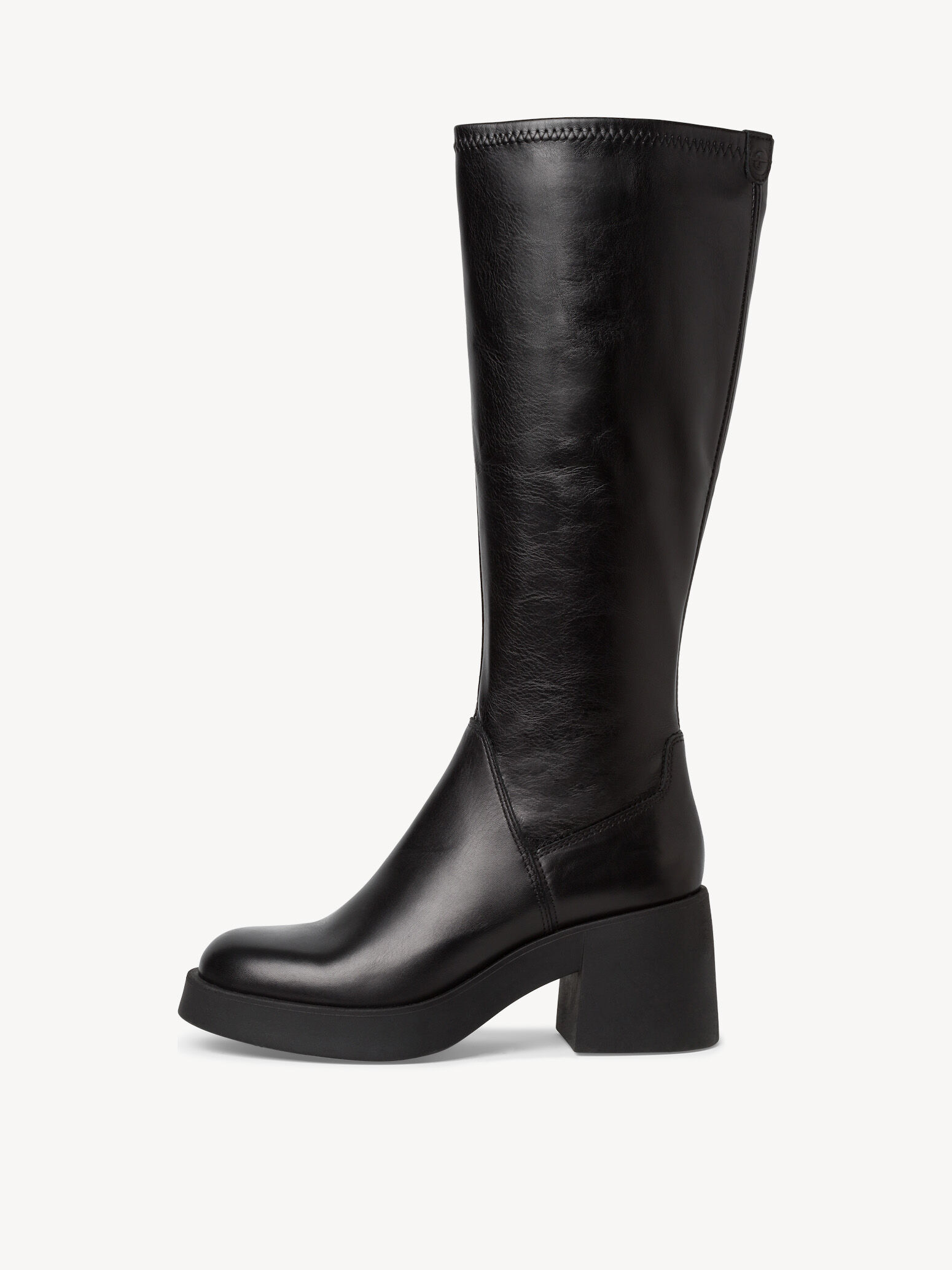 Bottes en cuir - noir