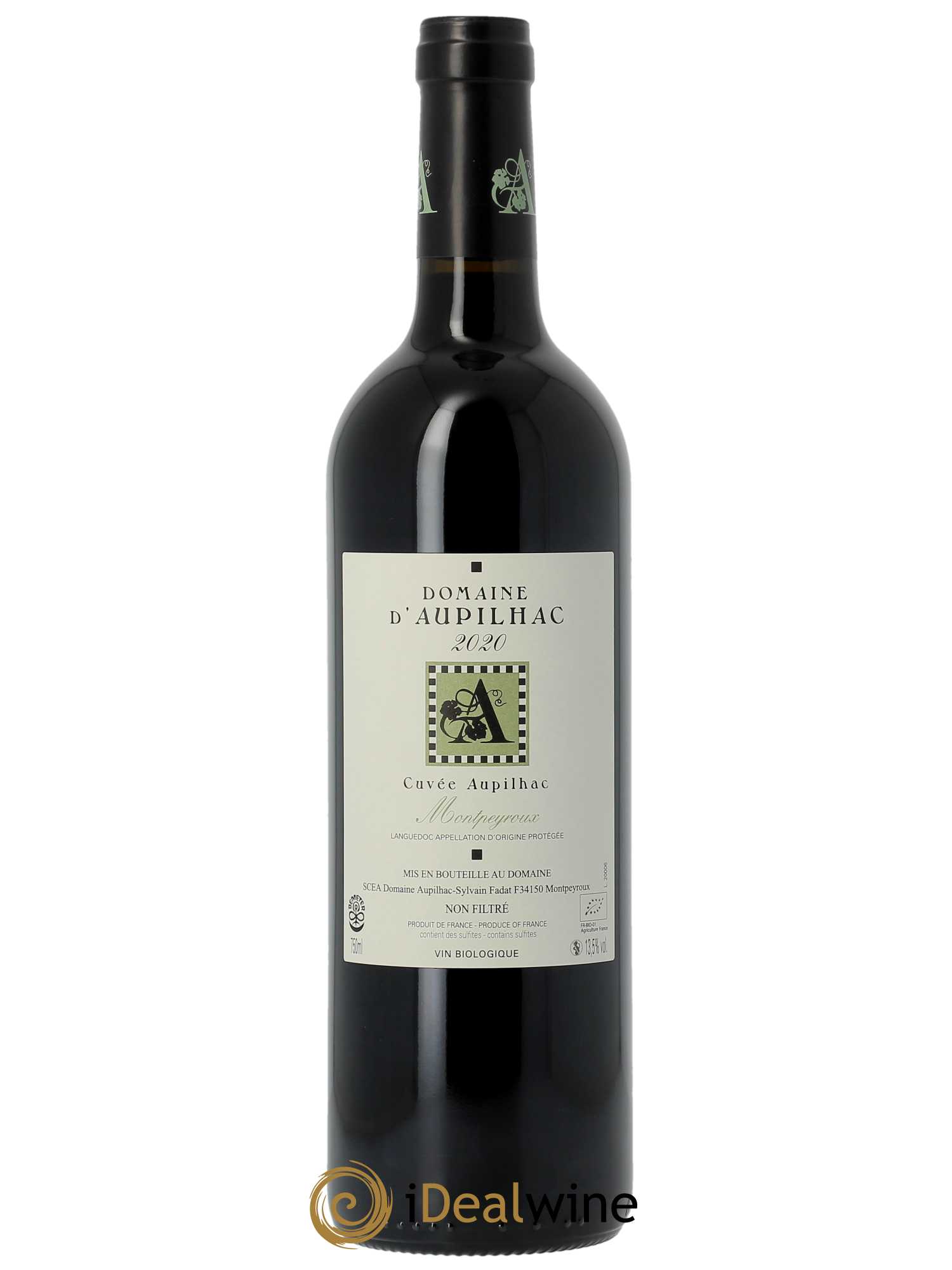 Montpeyroux Aupilhac (Domaine d') Cuvée Aupilhac Sylvain Fadat  2020 - Lot de 1 Bouteille