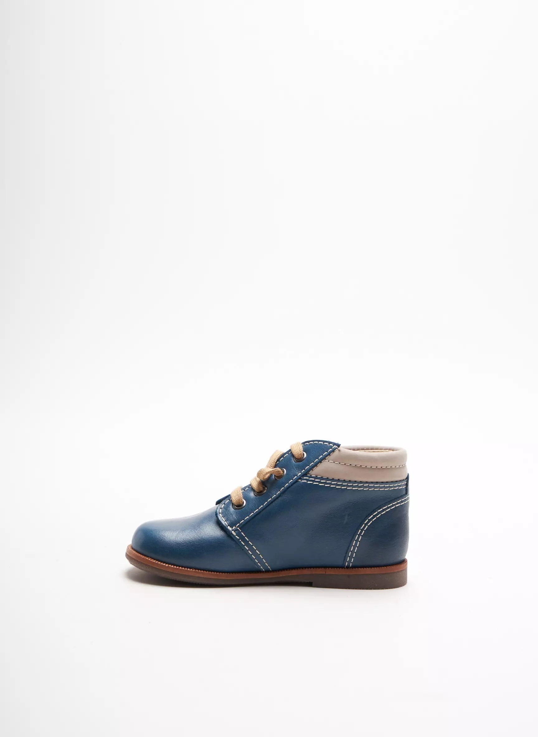 Beberlis Bottillons Garcon couleur bleu