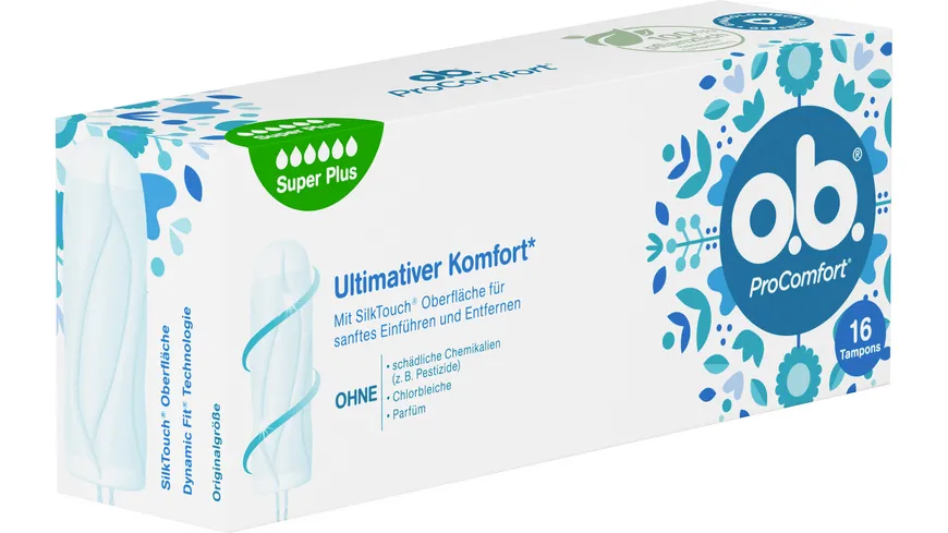 O.B. Tampons ProComfort Super Plus