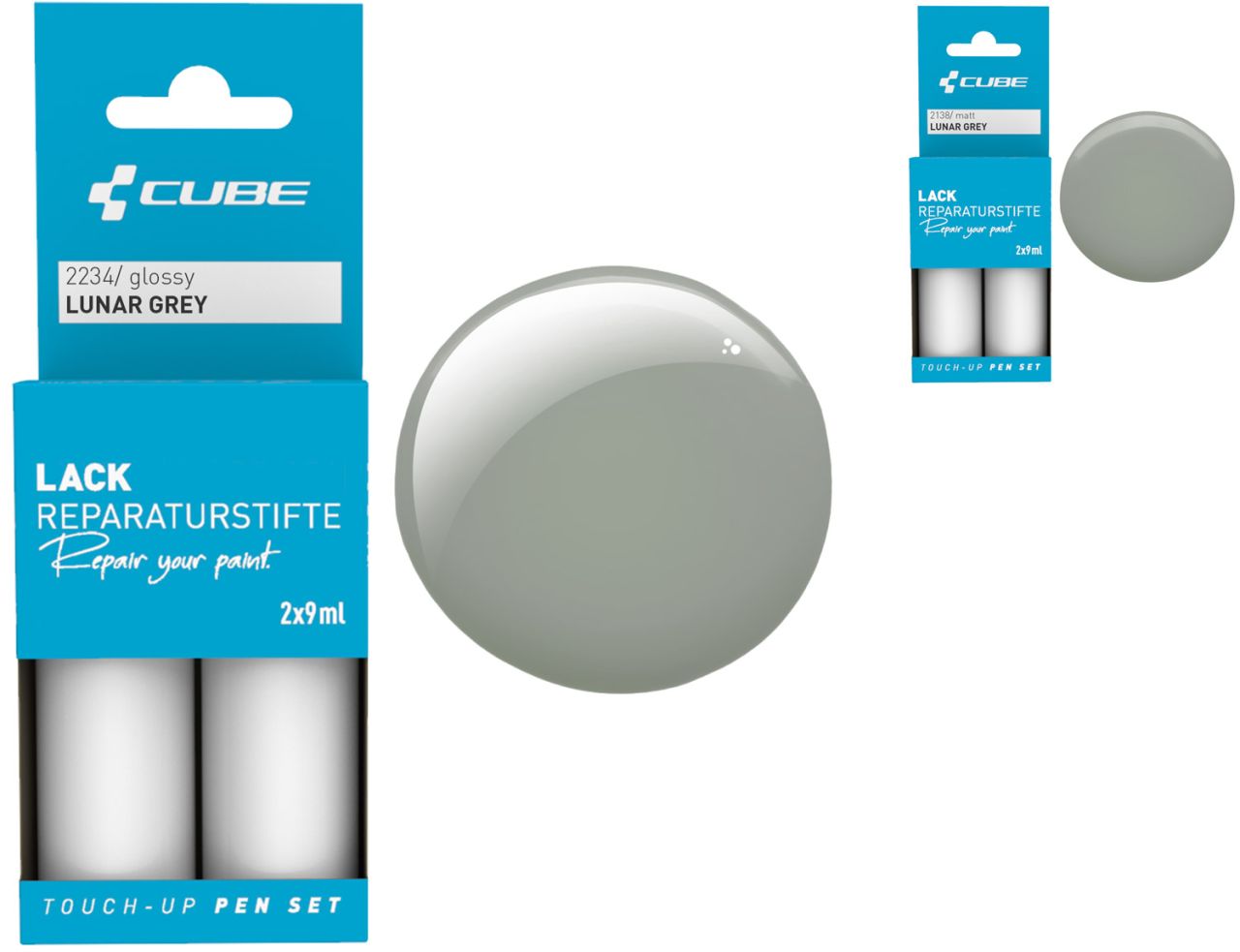 Cube Lackreparaturstift Set LUNAR GREY kaufen | Bike-Discount
