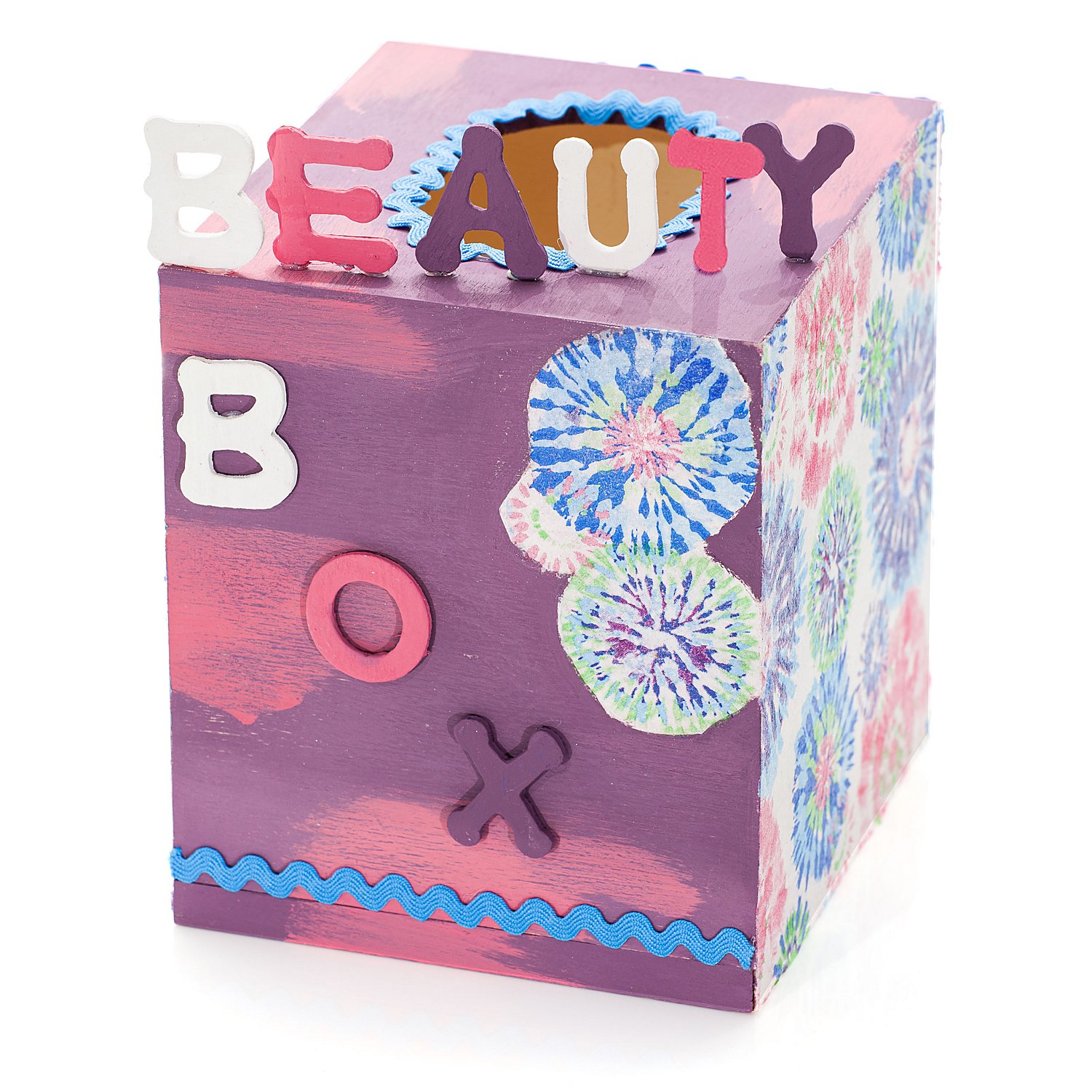 Tissuebox aus Holz, 14 x 13 x 15,5 cm