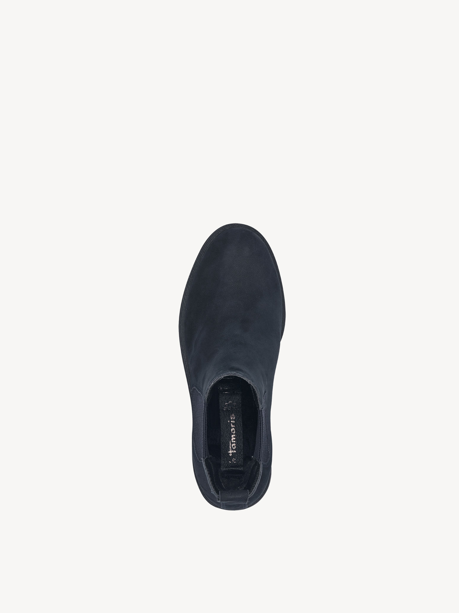 Bottine Chelsea en cuir - bleu
