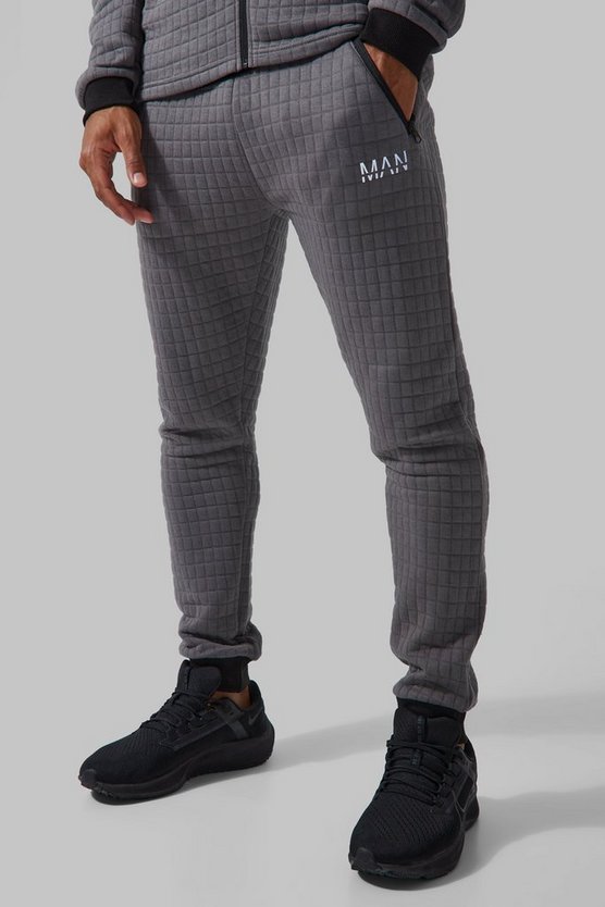 Strukturierte Active Skinny Jogginghose aus Jersey