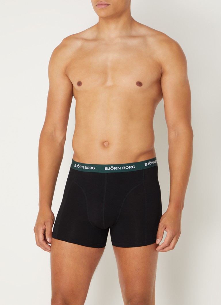 Boxer Björn Borg con fascia logo, confezione da 5