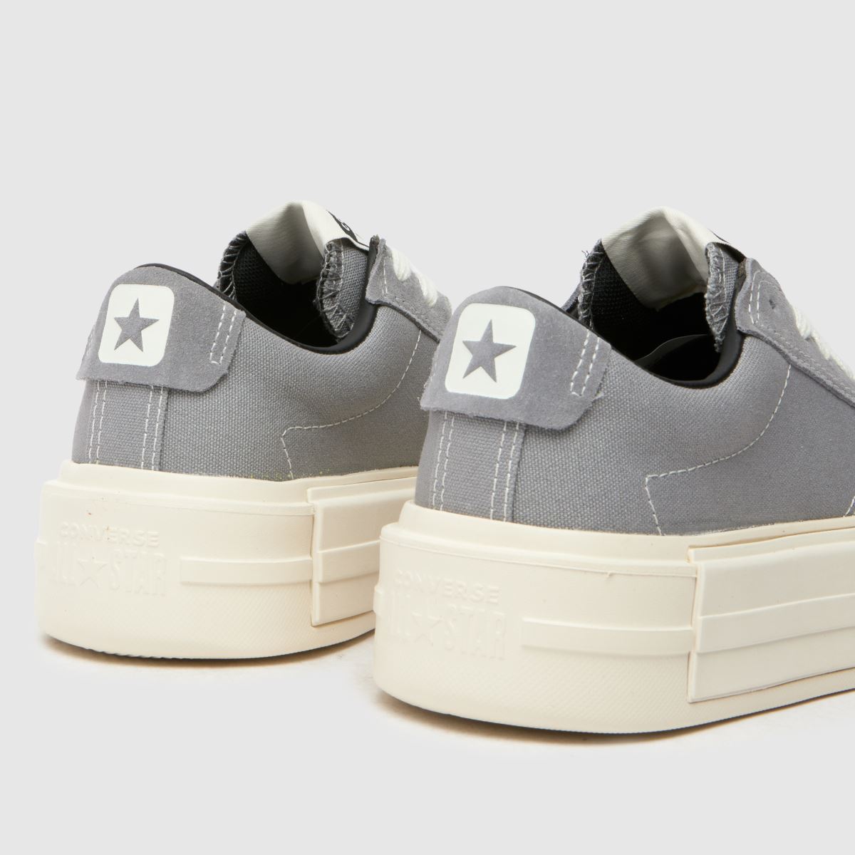Converse – All Star Cruise – Grå sneakers med lädermotiv