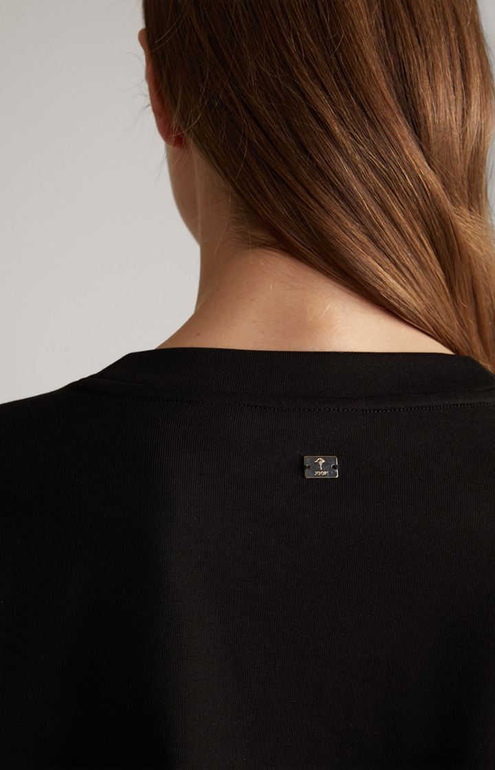 Sweatshirt in Schwarz