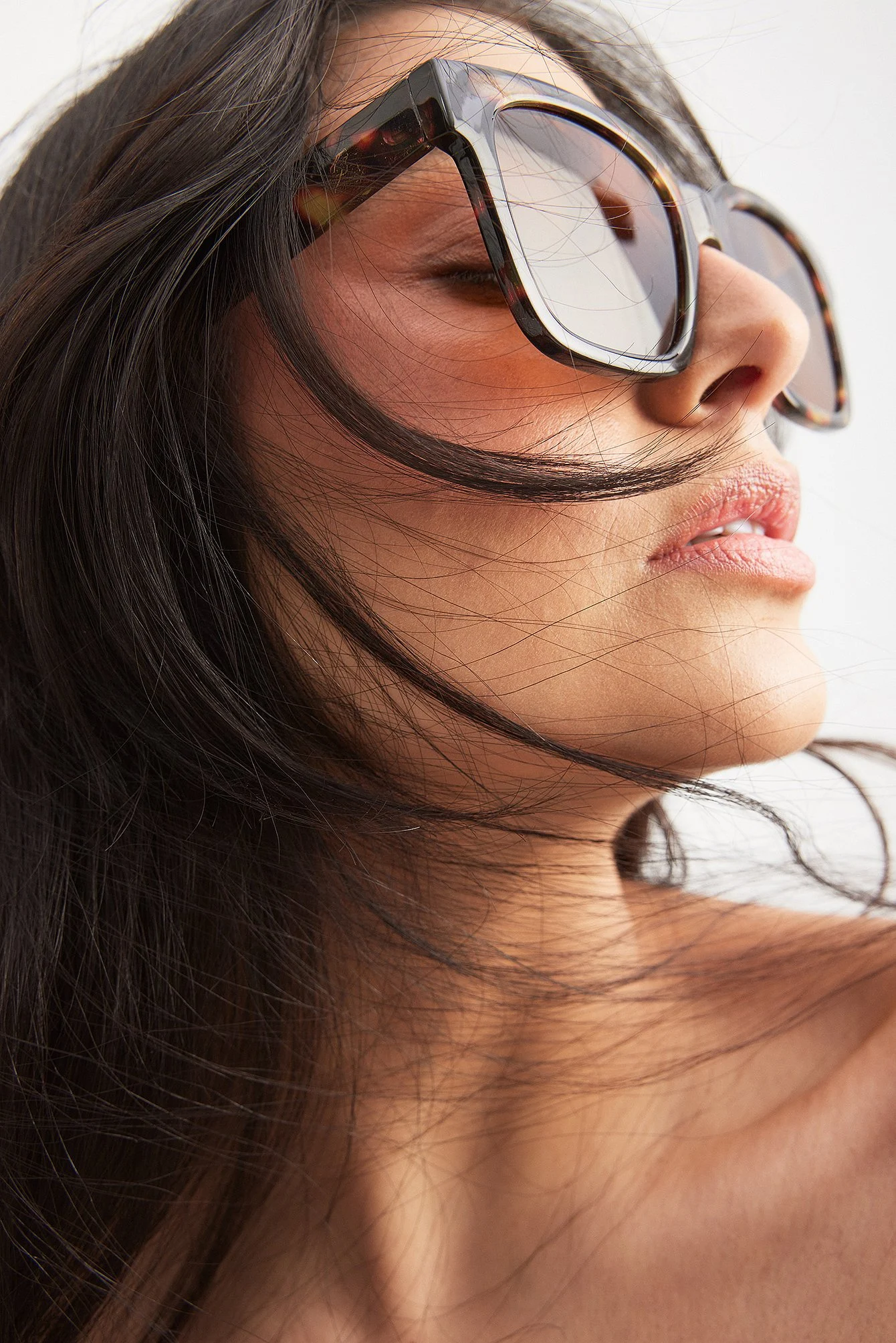 Große runde recycelte Sonnenbrille