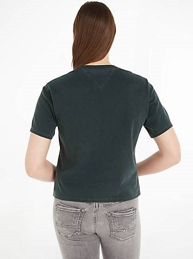 TOMMY-JEANS Damen T-Shirt TJW CLS LEO
