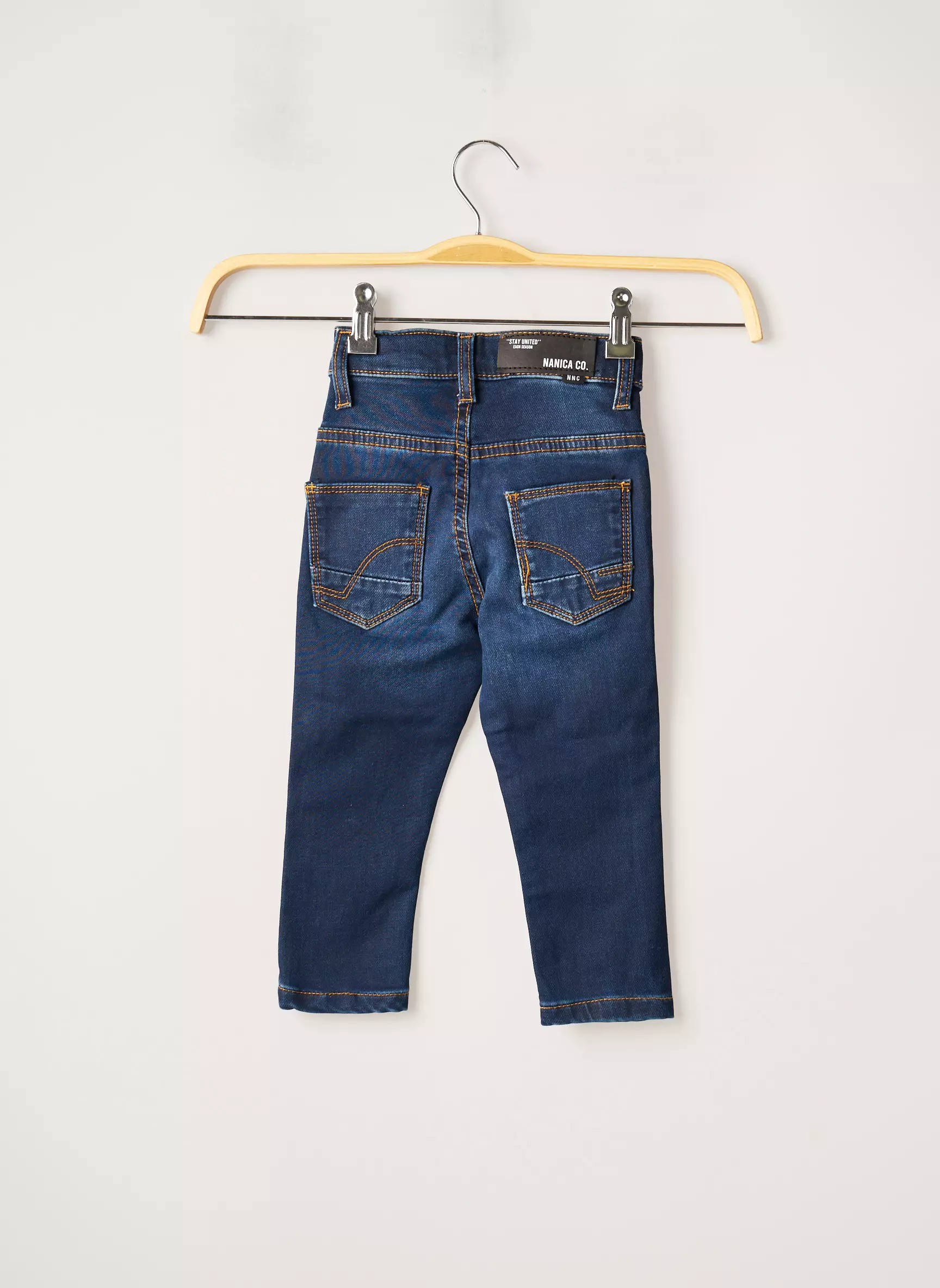 Nanica Kids Jeans Coupe Slim Garcon couleur bleu