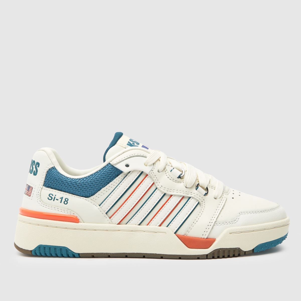 K-SWISS si-18 Rival-sneakers i vitt och blått