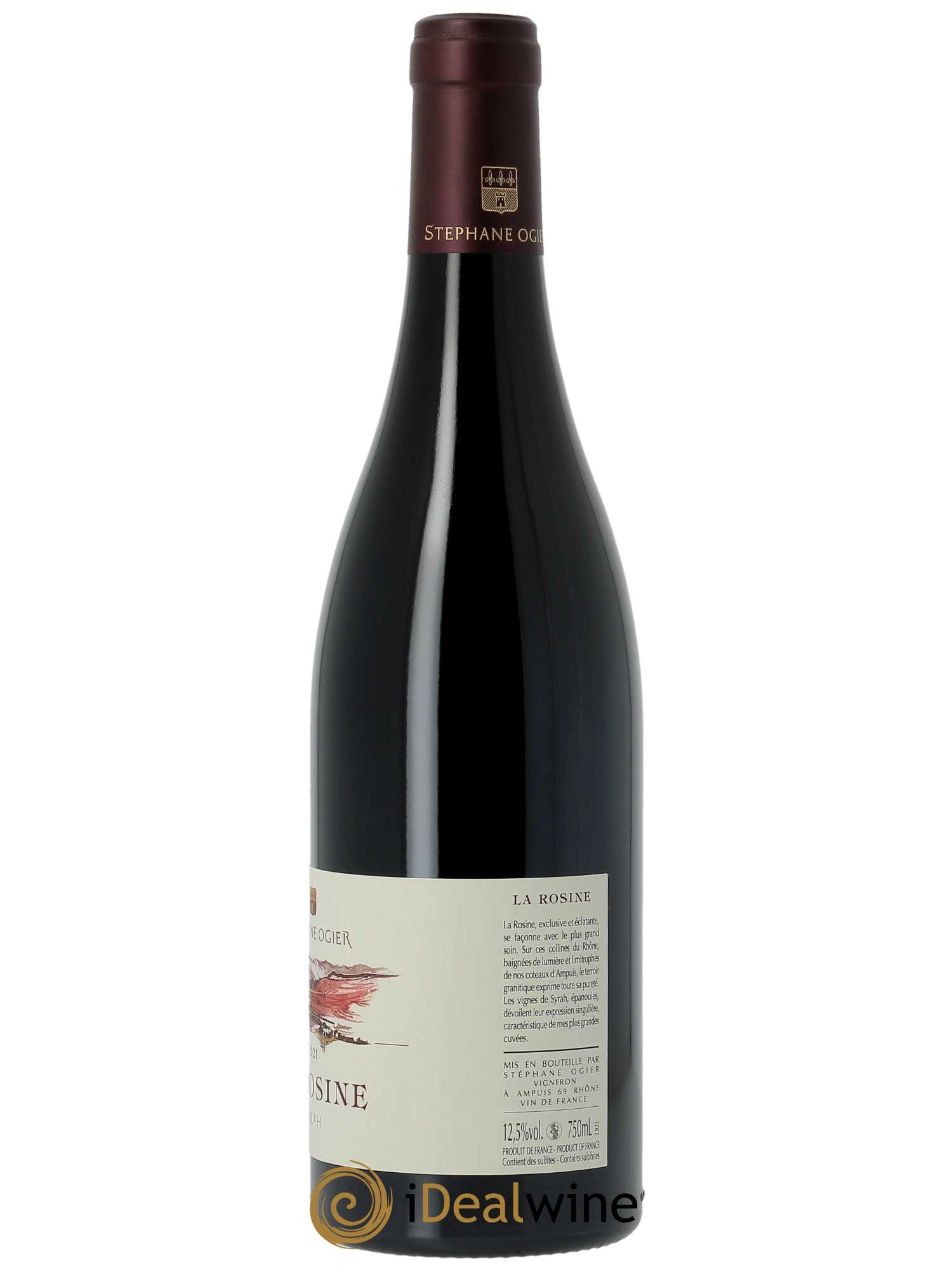 IGP Collines Rhodaniennes La Rosine Stéphane Ogier  2021 - Lot de 1 Bouteille