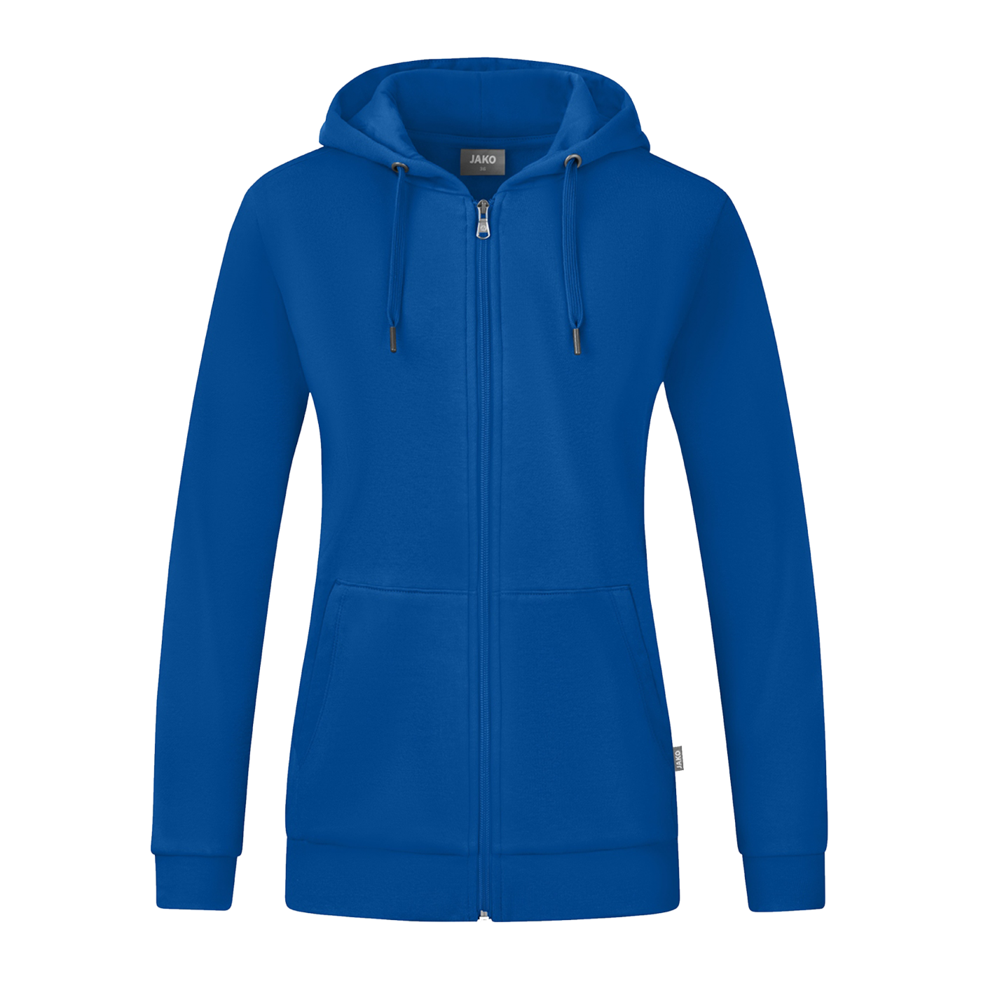 JAKO Organic Kapuzenjacke Damen Blau F400