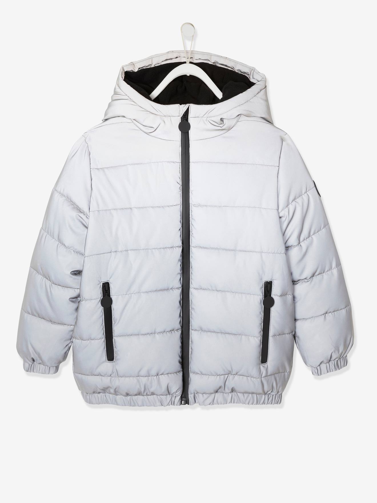 Vertbaudet Warme Jungen Steppjacke mit Recycling-Wattierung - grau