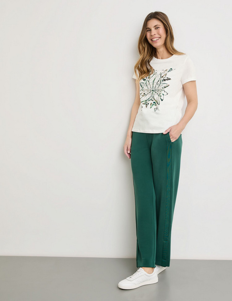 T-Shirt aus Baumwolle mit Frontprint