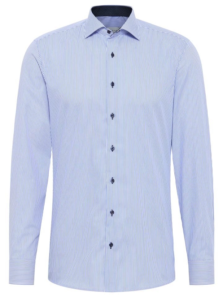 Eterna Hemd SLIM FIT in blau günstig kaufen