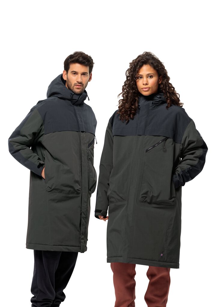 HEUMARKT 2L PARKA Unisex Wasserdichter Wintermantel Herren
