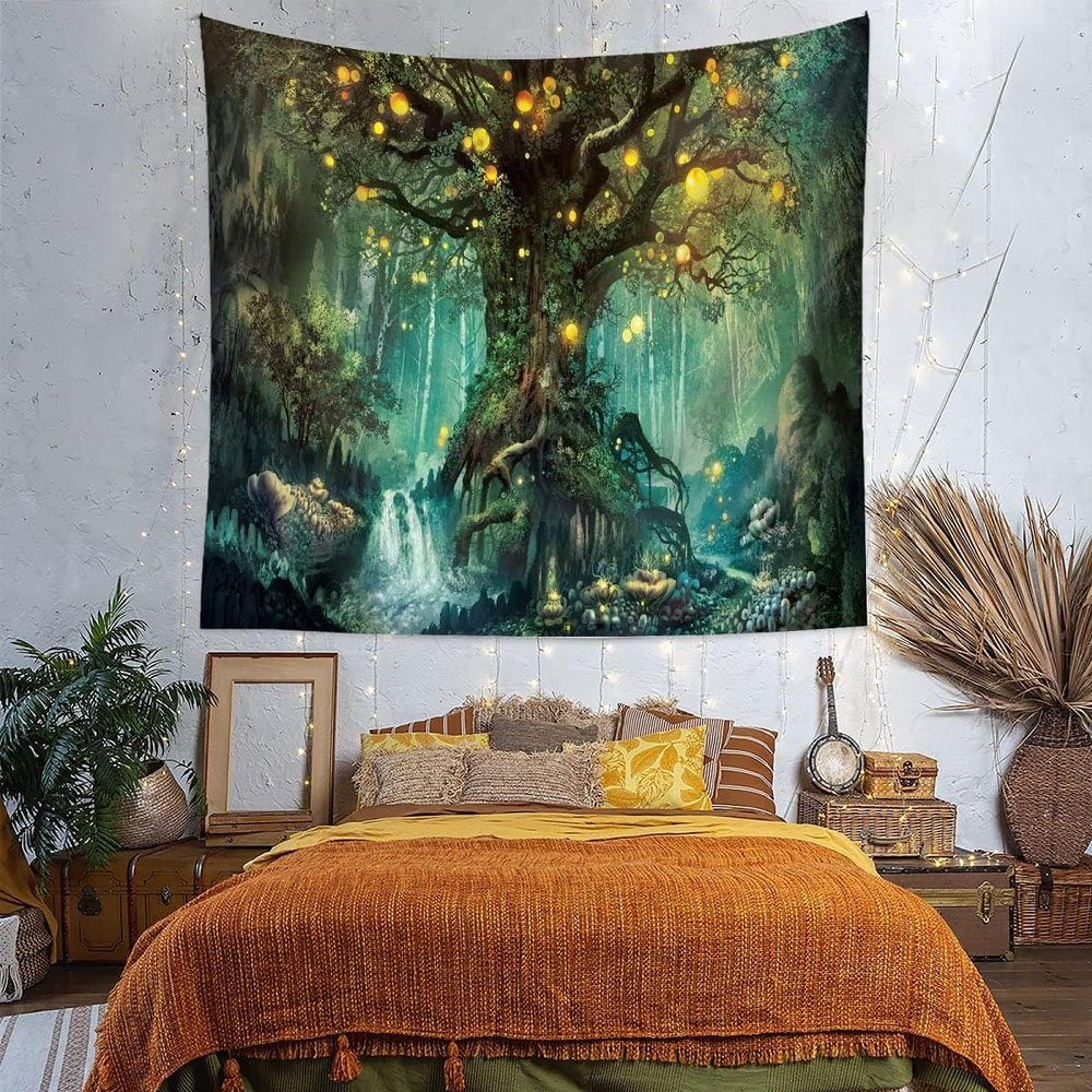 Wandteppich Wandteppich, Wandbehang Wandtuch, Sarfly, Wanddeko für Schlafzimmer Wohnzimmer Wohnheim