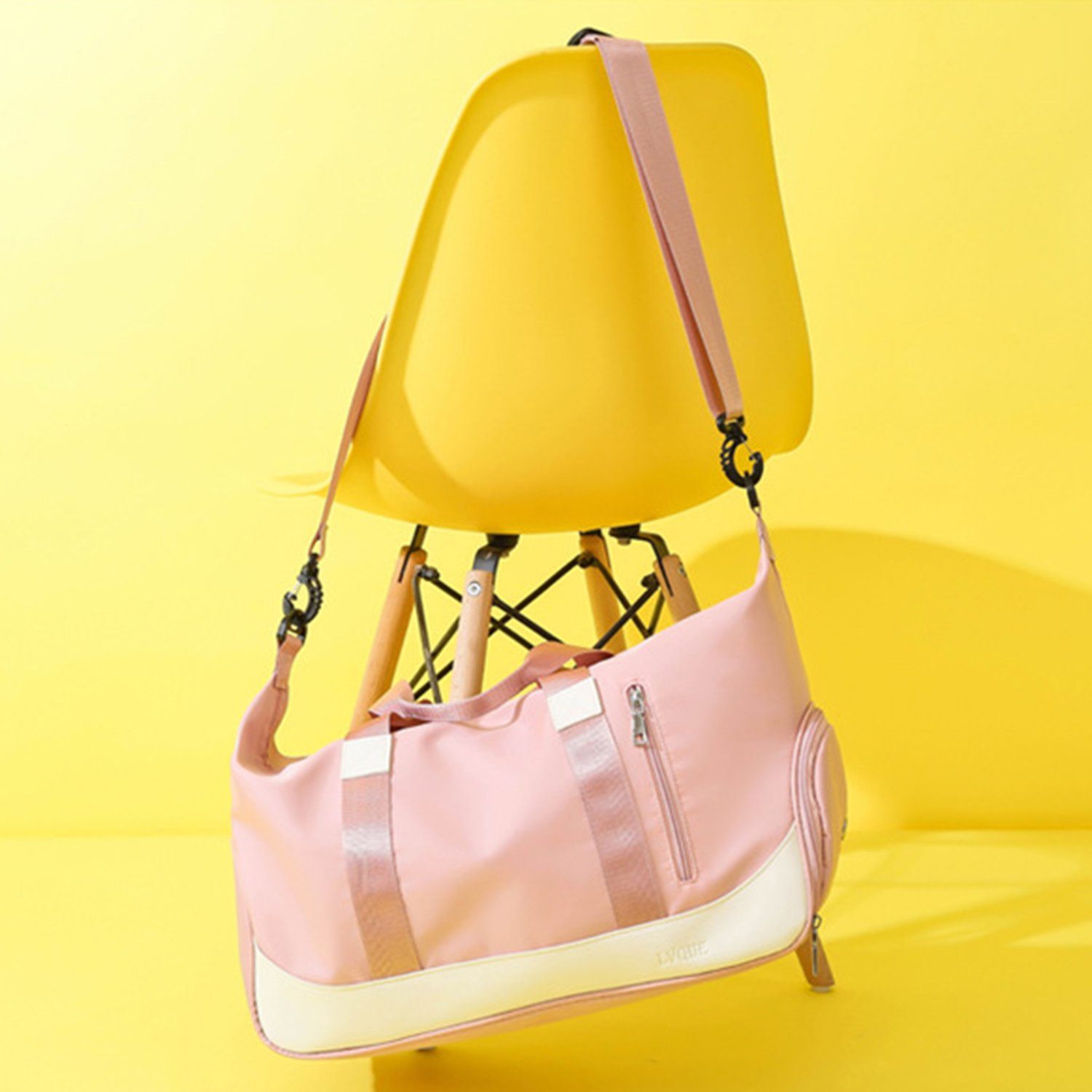 Kpaloft Sporttasche Reisetasche mit Schuhfach & Nassfach Trainingstasche Freizeittasche, Schultergurt, für Yoga, Schwimmen, Tourismus, Fitness