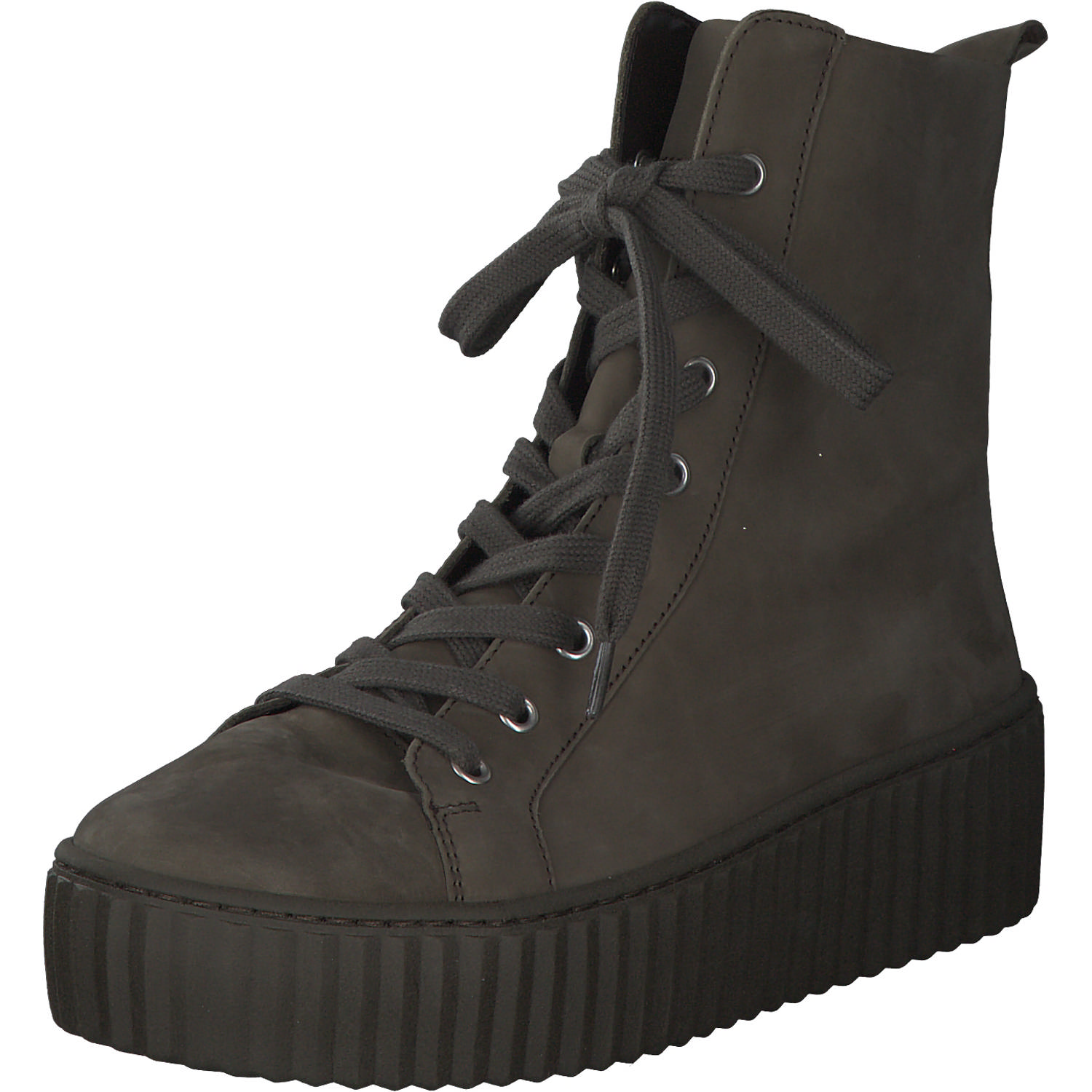 Gabor 93.711, Schnürstiefeletten, Damen, Oliv