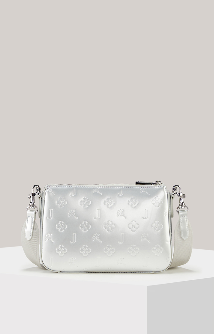 Schultertasche Decoro Lucente Jasmina in Silber