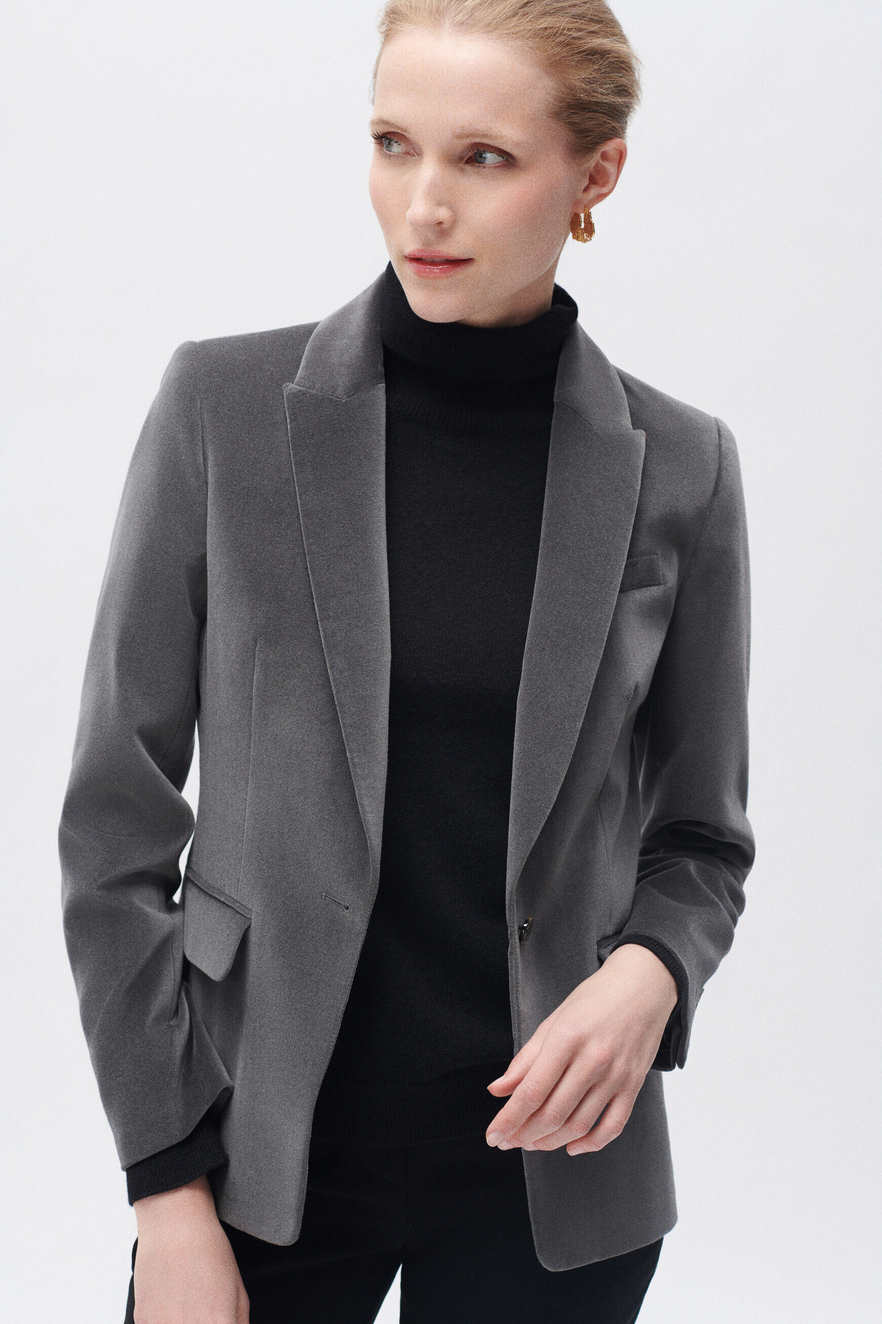 blazer aurora gris fonce femme