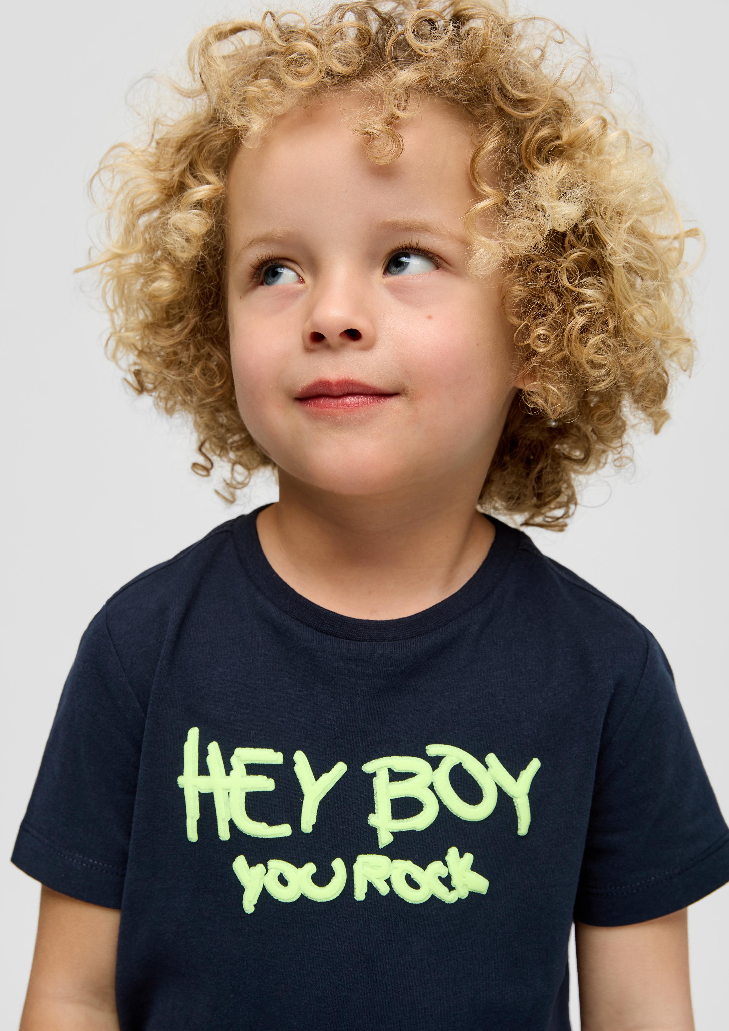 T-Shirt mit Relief-Print  2140407-5952