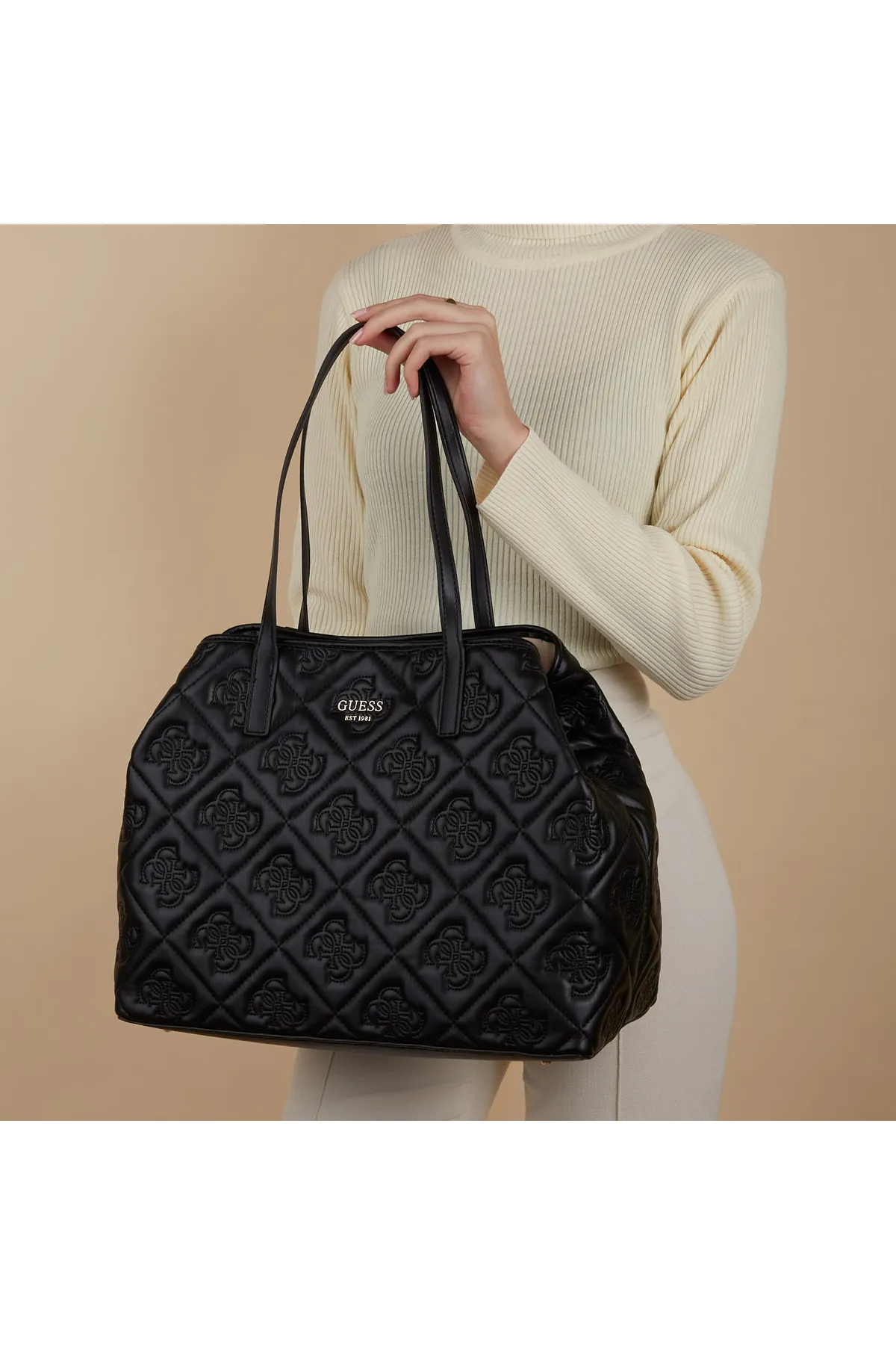 Guess  Damen Shopper Schwarz Hwqm93-18290-blo