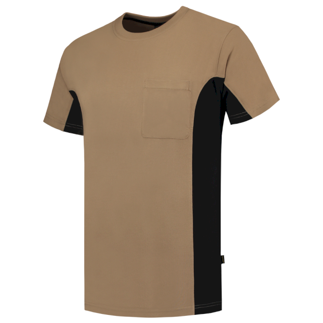 Tricou Tricorp Bicolor cu buzunar la piept 102002