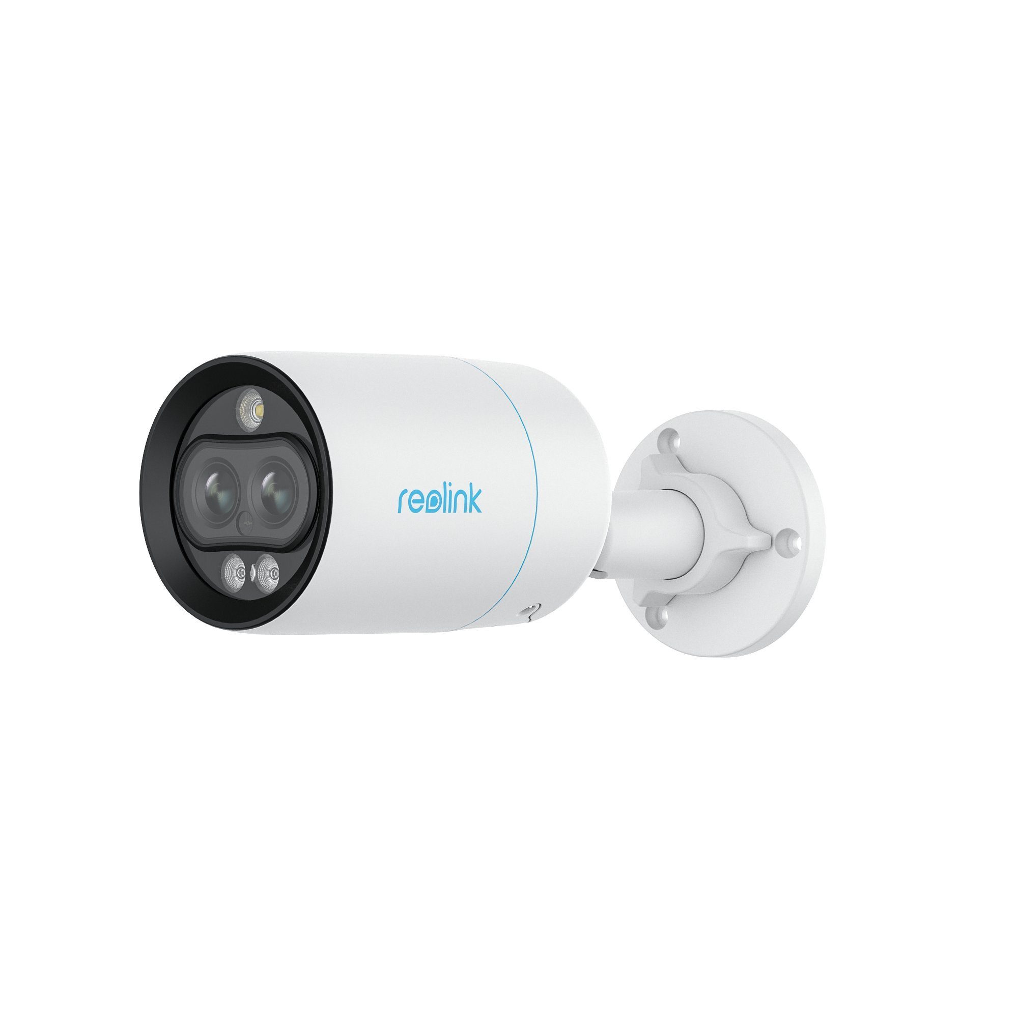 Reolink 4K Intelligente Dual-Objektiv PoE P330M Überwachungskamera (Außenbereich, Farbnachtsicht, Weitwinkel- und Nahansicht, Personen-/Fahrzeugerkennung)