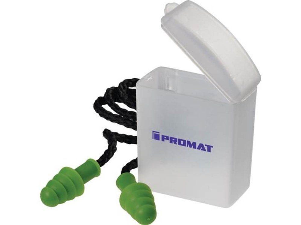 PROMAT Gehörschutzstöpsel 6er Pack Gehörschutzstöpsel SAFELINE IV EN 352-2 SNR 33 dB 1 PA/Box