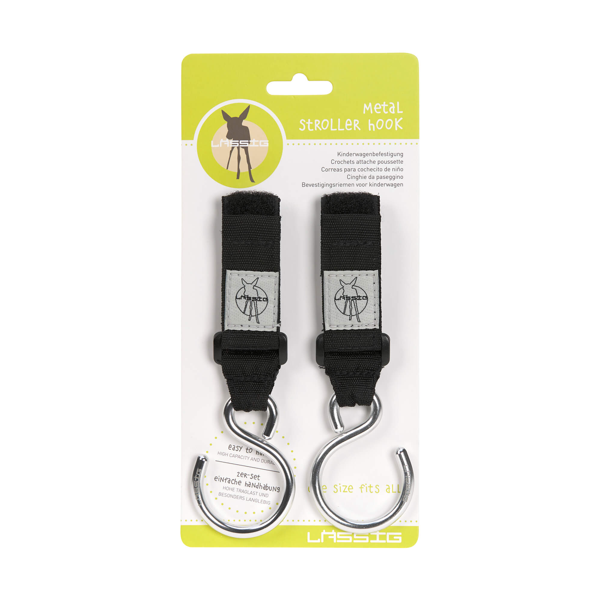 Kinderwagenhaken (2 Stk) - Stroller Hooks, metal