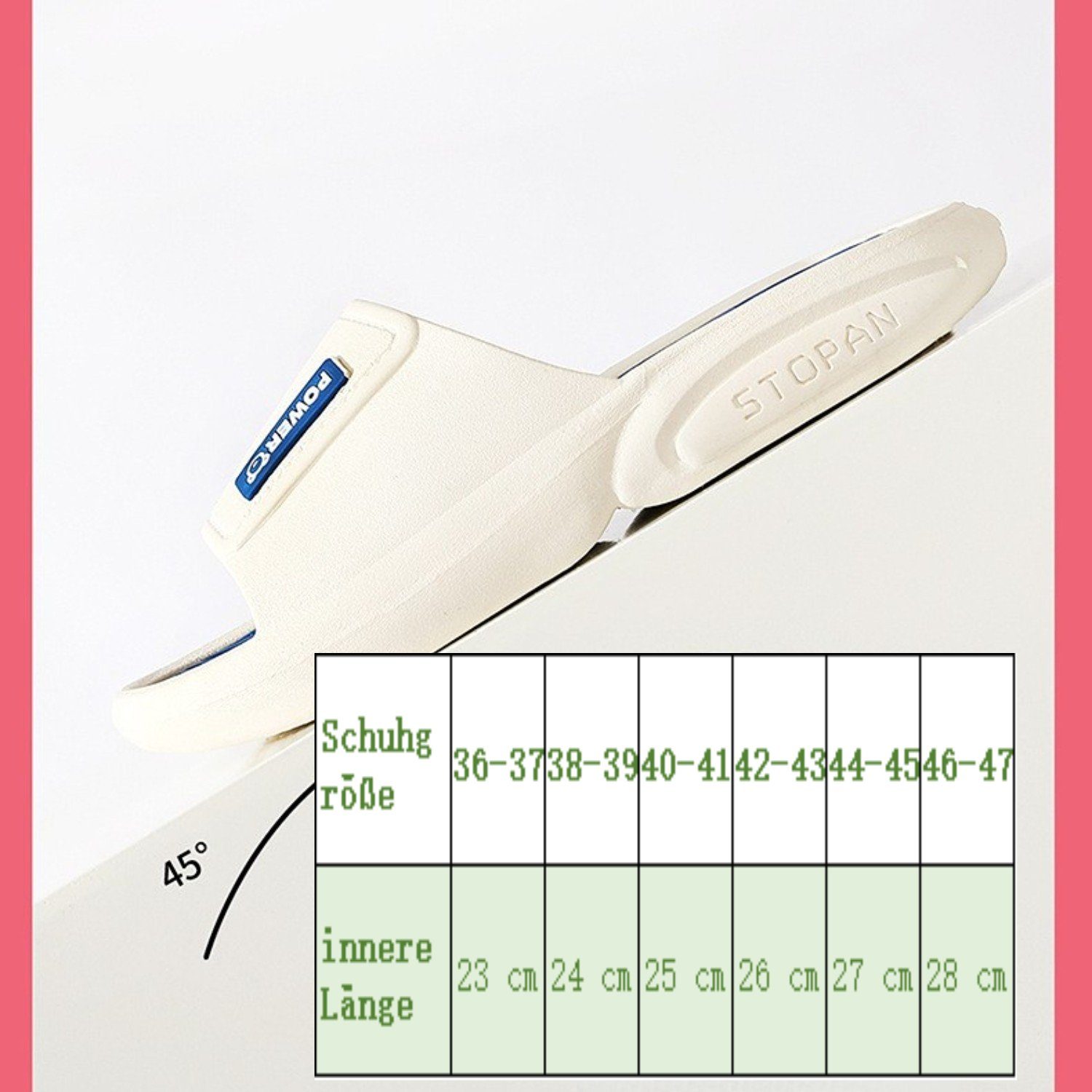 HOMEIDEAS Badeschuh (1-tlg) Unisex Badeschuhe
