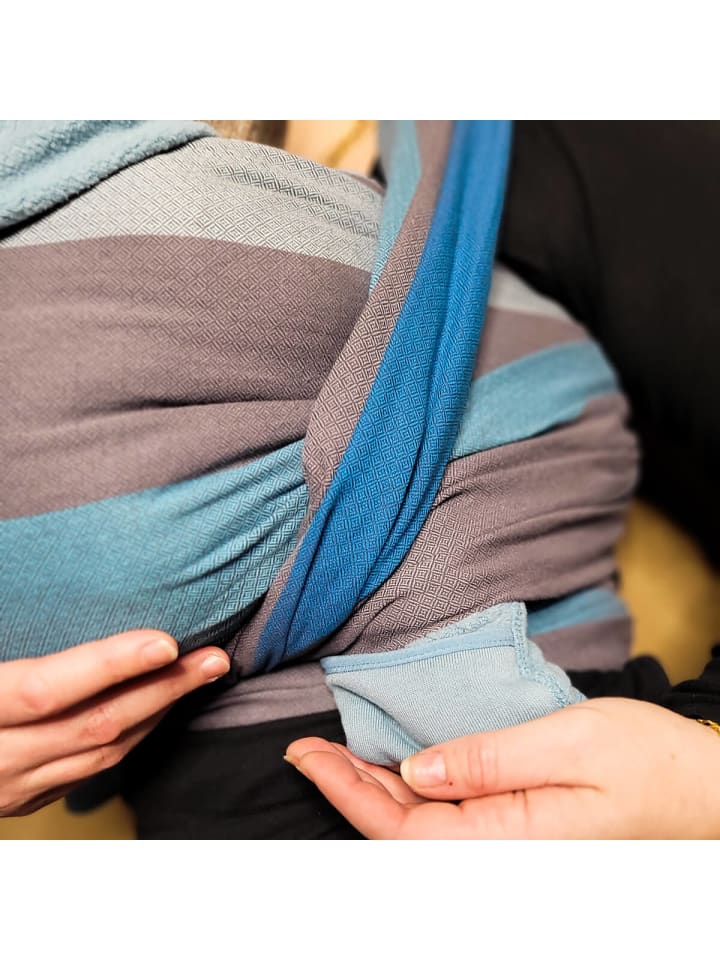 Hoppediz Babytragetuch Gewebtes Tragetuch in Brighton günstig kaufen 5,40 x 0,70 m