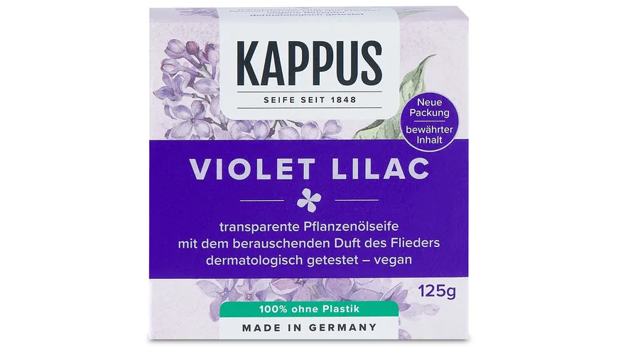 Kappus Seife Violet Lilac 125 g