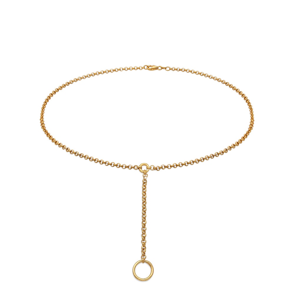 Elli Elli Collier Choker Cercle Découpe Basic Minimal Trend Collier Femme - (925/1000) collier