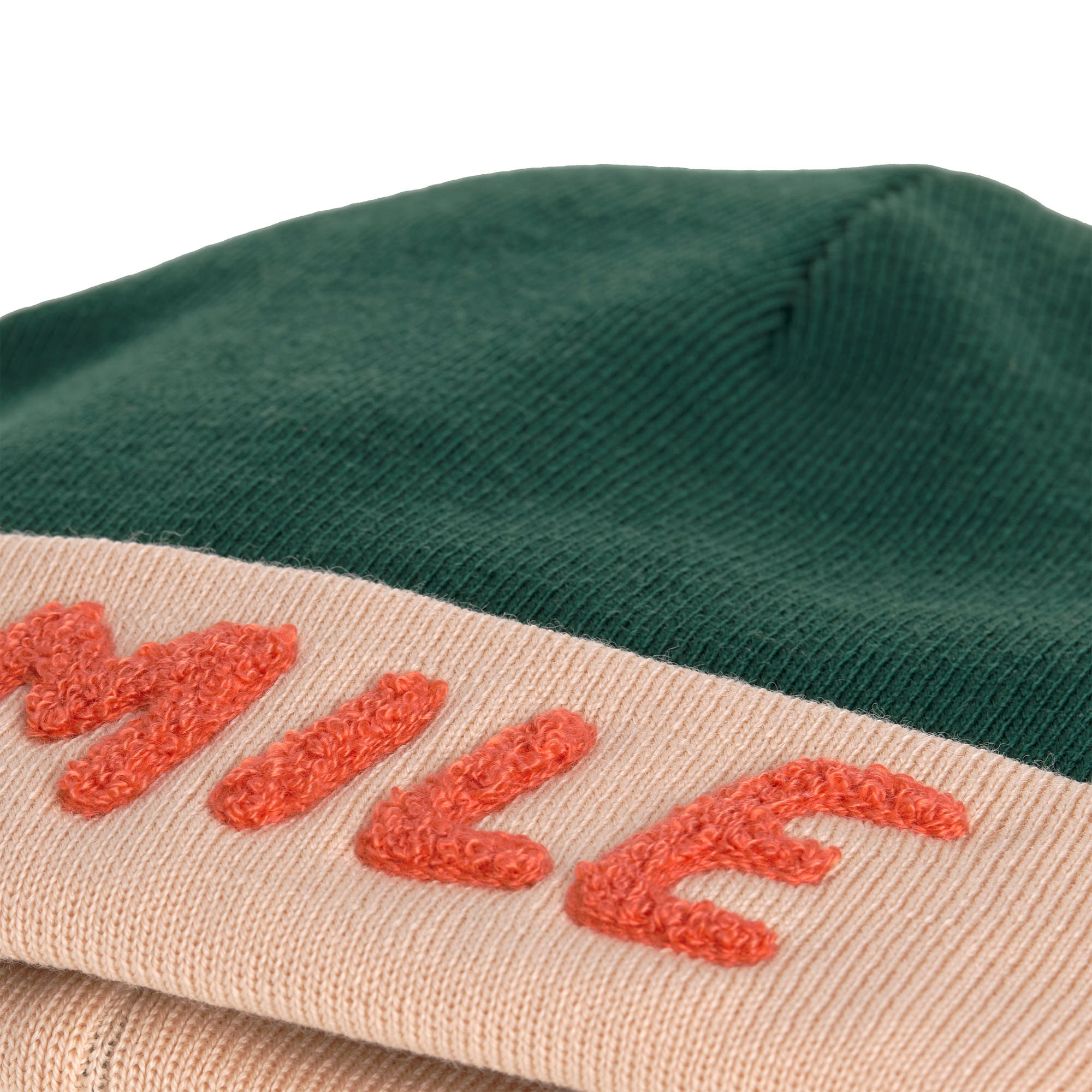 Beanie Mütze Kinder - Merino Wolle, Little Gang, Smile Grün