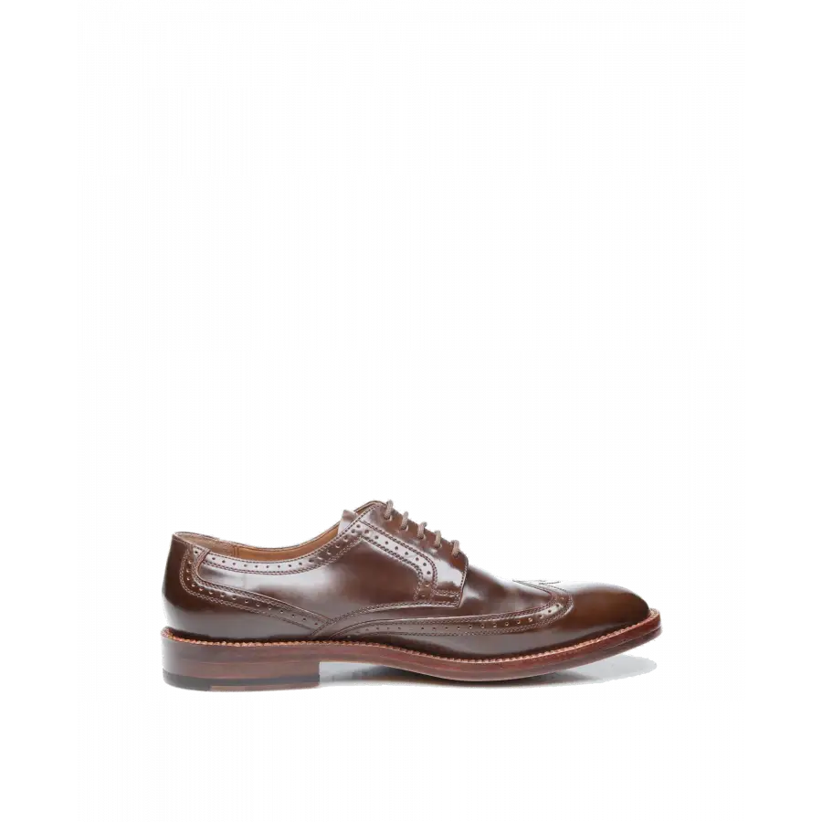 Heinrich Dinkelacker - Businessschuhe Derby LUZERN FULL-BROGUE C Cordovan - braun