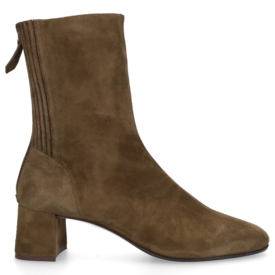 Aquazzura - Klassische Stiefeletten SAINT HONORE 50 Veloursleder - bronze