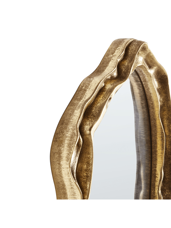 Beliani Wandspiegel SERY in Gold - (W) 38 x (H) 75 x (L) 6 cm günstig kaufen onesize