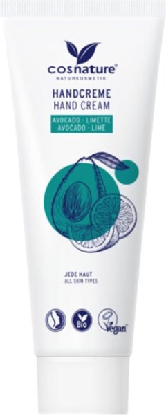 Cosnature Avocado & Limette Hand Cream Handcreme