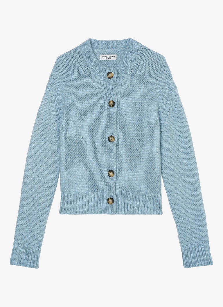 Vestă din denim Marc O'Polo Razor Fine Knit