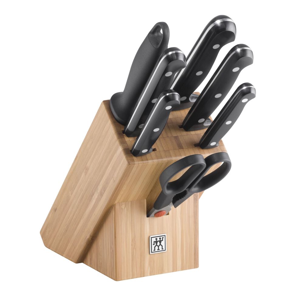 Messerblockset 8-tlg, Natur