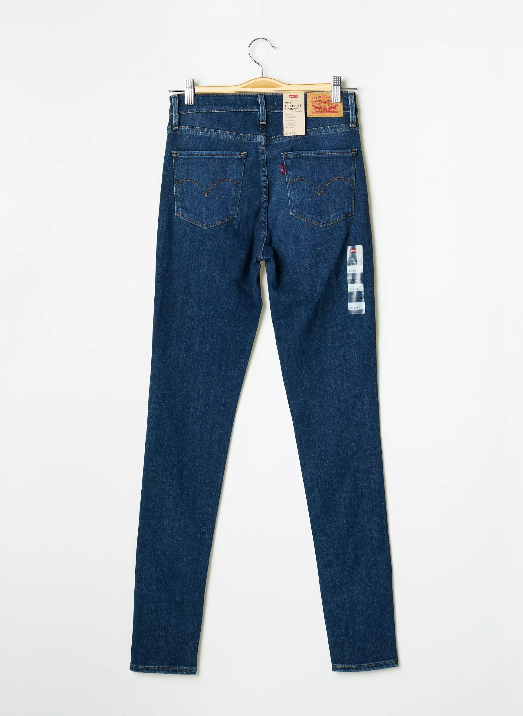 Levis Jeans Skinny Femme couleur bleu