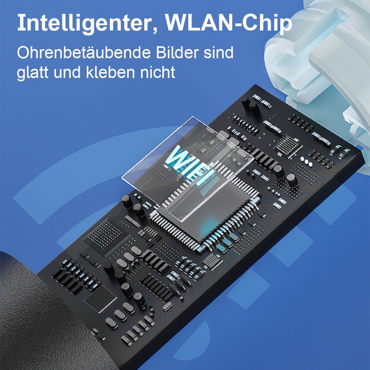 Welikera Ohrenreiniger Ohrenschmalz-Entfernungswerkzeug, HD led Wasserdicht Ohrenreiniger
