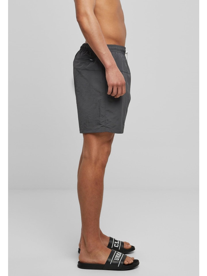 Urban Classics Urban Classics Badeshorts in darkshadow günstig kaufen