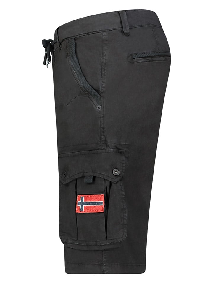 Geographical Norway Cargobermudas in Schwarz günstig kaufen