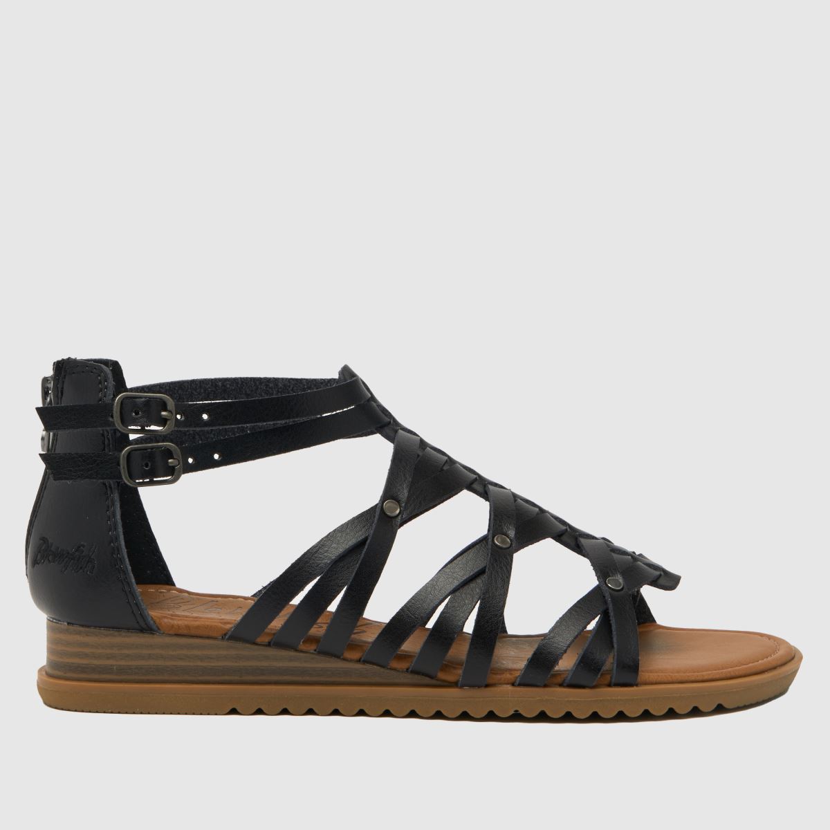 Blowfish Malibu – Svarta, bloomy-sandaler