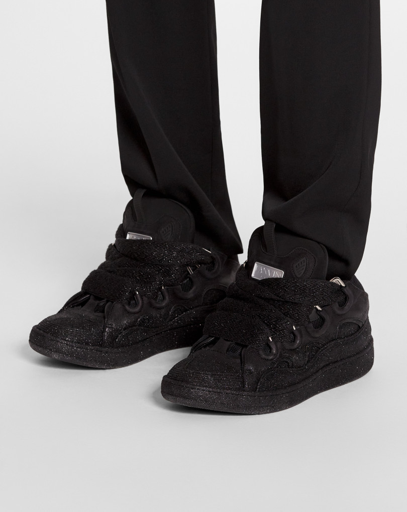 SNEAKERS CURB EN CUIR